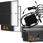 Set 16 Herf Balkonkraftwerk mit 4x Solarmodul Trina 450 W