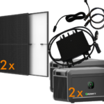 Set 12 Herf Balkonkraftwerk mit 2x Solarmodul Trina 450 W