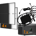Set 15 Herf Balkonkraftwerk mit 4x Solarmodul Trina 450 W