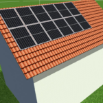 5 KW PV-Anlage Komplettset in 2 Reihen