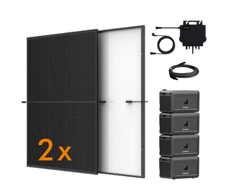 Set 10 NEO Balkonkraftwerk mit 2x Solarmodul Trina 450 W