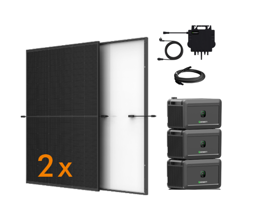 Set 35 NEO Balkonkraftwerk mit 2x Solarmodul Trina 450 W