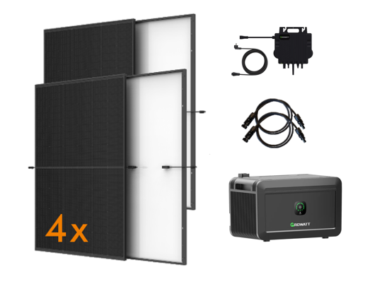 Set 39 NEO Balkonkraftwerk mit 4x Solarmodul Trina 450 W