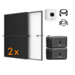 Set 28 MIC800 Balkonkraftwerk mit 2x Solarmodul Trina 450 W