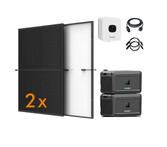 Set 20 MIC600 Balkonkraftwerk mit 2x Solarmodul Trina 450 W