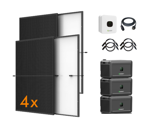 Set 25 MIC600 Balkonkraftwerk mit 4x Solarmodul Trina 450 W
