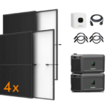 Set 24 MIC600 Balkonkraftwerk mit 4x Solarmodul Trina 450 W