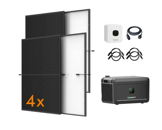 Set 23 MIC600 Balkonkraftwerk mit 4x Solarmodul Trina 450 W
