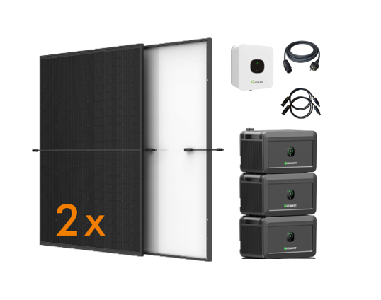Set 21 MIC600 Balkonkraftwerk mit 2x Solarmodul Trina 450 W