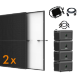 Set 14 Herf Balkonkraftwerk mit 2x Solarmodul Trina 450 W